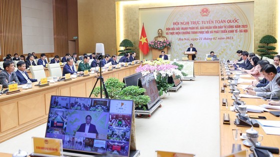 Prime Minister Pham Minh Chinh today chairs a nationwide online conference