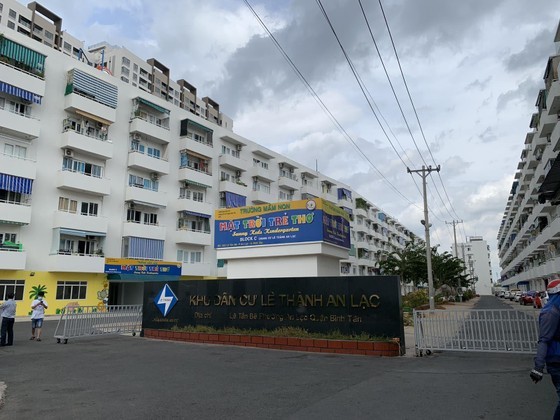 A social housing building in HCMC's Binh Tan District A social housing building in HCMC's Binh Tan District