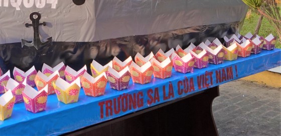 A model of the ship HQ-604 (Photo: SGGP)