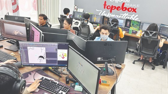 Topebox Game Studio, a Vietnamese startup specializing in games, in Go Vap District (Photo: SGGP) Topebox Game Studio, a Vietnamese startup specializing in games, in Go Vap District (Photo: SGGP)