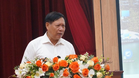Permanent Deputy Minister of Health Do Xuan Tuyen speaks at the workshop
