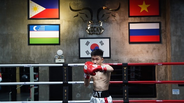 Sam Minh Phat of Vietnam is ready for a Chinese challenge Dian Xing Zhu in the main card of the WBO Global Prelude professional event on July 15 in Ba Ria Vung Tau Province. — Photo of Cocky Buffalo