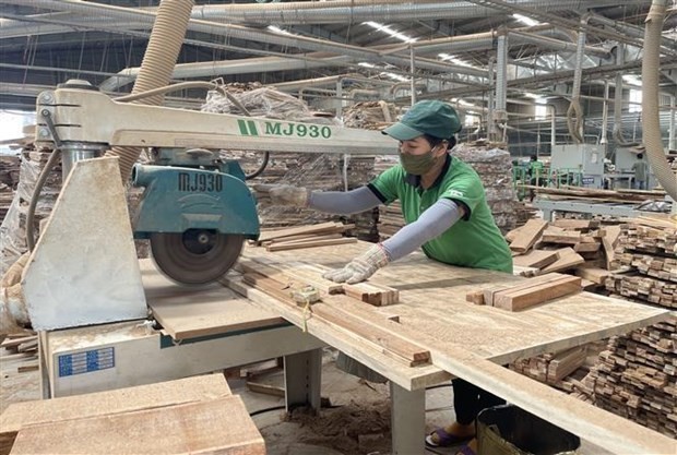 A timber processing factory in Vietnam (Photo: VNA)