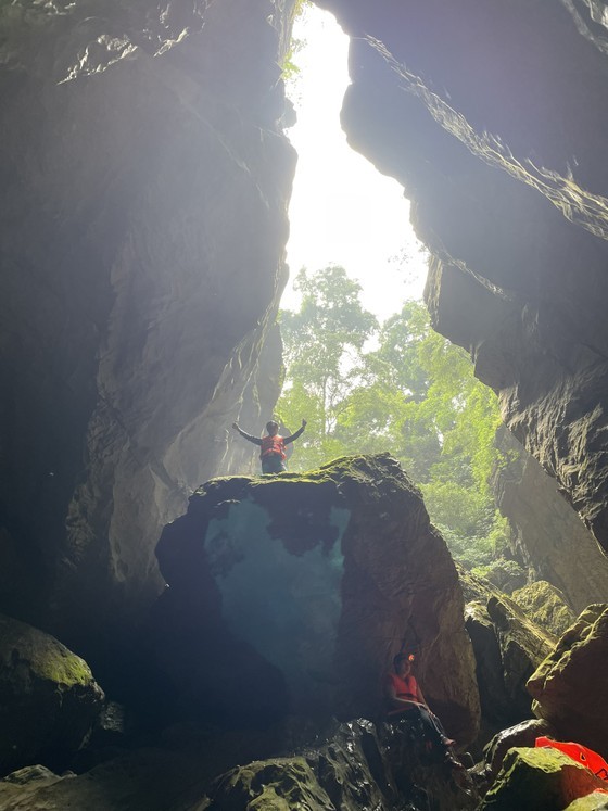 The backdoor of Son Nu cave