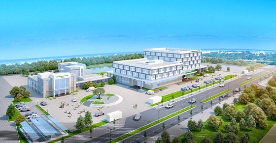 An artist's impression of Nha Be Hospital which will be put into operation in 2025