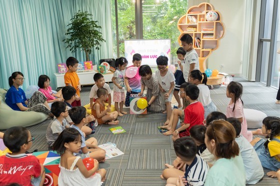 Children join activities at the event