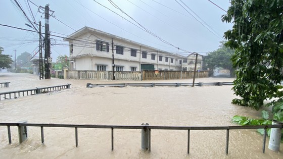Residential areas are inundated