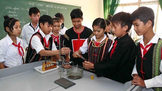 The Project to Enhance Language Development for Primary School Students aims to strengthen Vietnamese language education for ethnic minority students