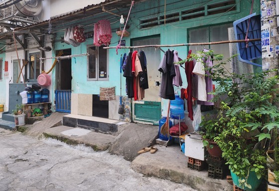 A cluster of rental rooms in Thu Duc
