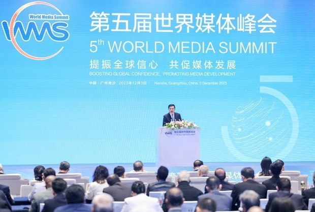 The fifth World Media Summit (WMS) opens in Guangzhou, the capital of China’s Guangdong province, on December 3. (Photo: Xinhua)