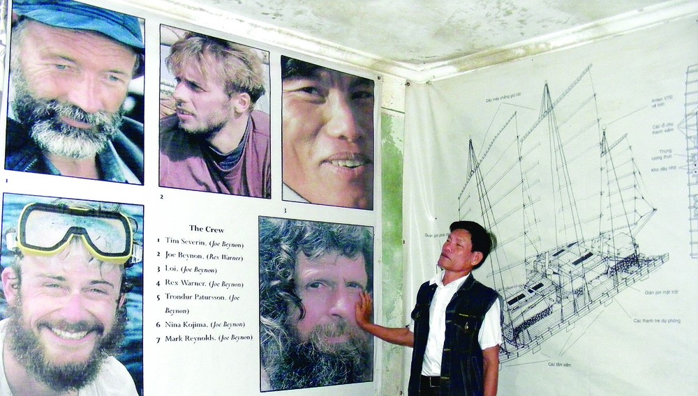 Mr. Loi talks about a 25 year journey across the Pacific by bamboo raft