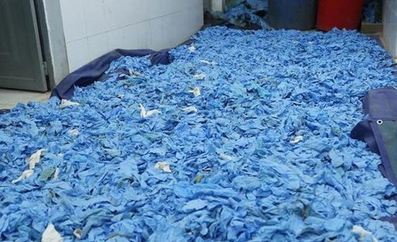 Binh Duong discovers recycling place of used medical gears