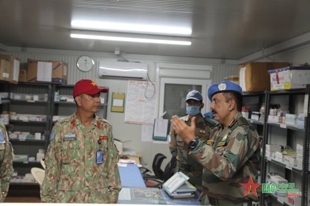 Vietnamese, Indian field hospitals in South Sudan share peacekeeping experience ảnh 2