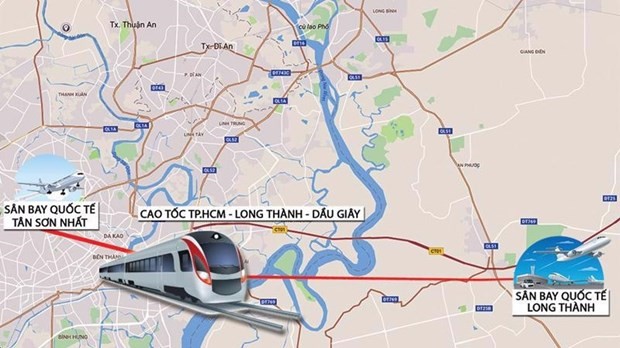 Two new railways to connect to Long Thanh Int’l Airport ảnh 1