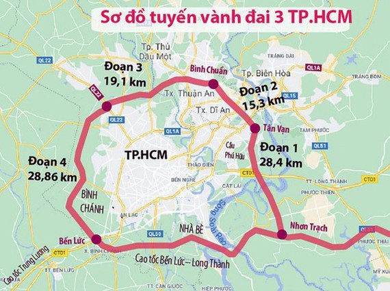HCMC to guarantee implementation progress of Ring Road No.3 ảnh 1