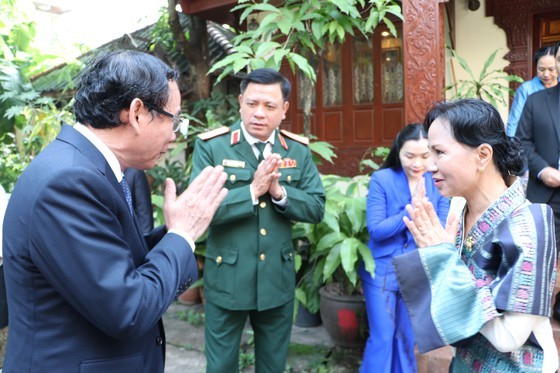 HCMC Party Chief visits families of late senior leaders of Laos ảnh 1