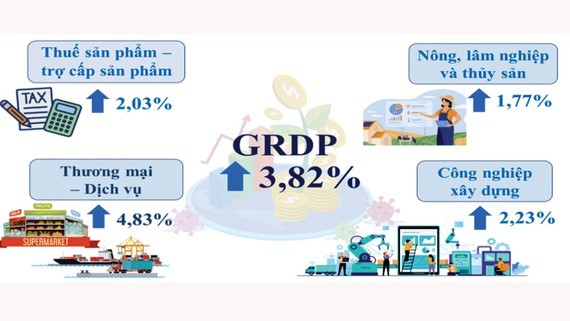 HCMC’s GRDP gains 3.82 percent in first half of 2022 ảnh 1