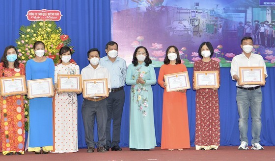 Cu Chi District praises frontline forces in Covid-19 fight  ảnh 3