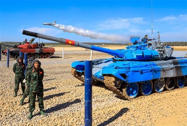 Vietnam’s tank team finish 4th in Army Games semifinals ảnh 1