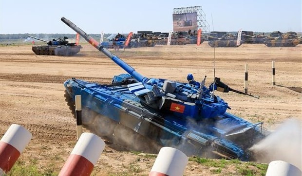 Vietnam’s tank team finish 4th in Army Games semifinals ảnh 2