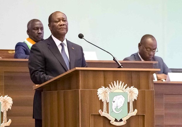 President of Cote d’Ivoire Alassane Ouattara (Photo: Xinhua/VNA)