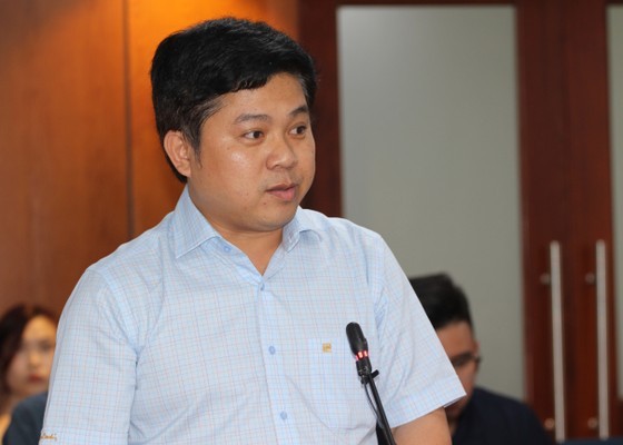 Chief of the Office of the Ho Chi Minh City Department of Education and Training Ho Tan Minh speaks at the press conference. (Photo: Ngo Binh) Chief of the Office of the Ho Chi Minh City Department of Education and Training Ho Tan Minh speaks at the press conference. (Photo: Ngo Binh)