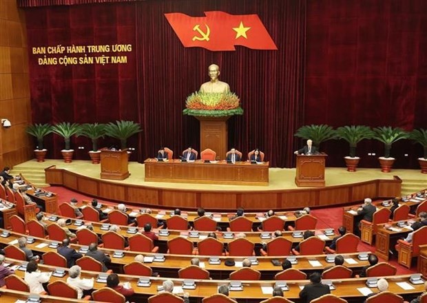 Party General Secretary Nguyen Phu Trong speaks at the event (Photo: VNA)