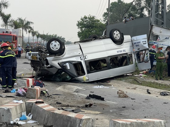 At scene of the deadly accident