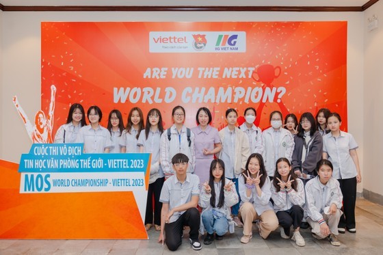 The candidates join the MOS World Championship - Viettel 2023. The candidates join the MOS World Championship - Viettel 2023.