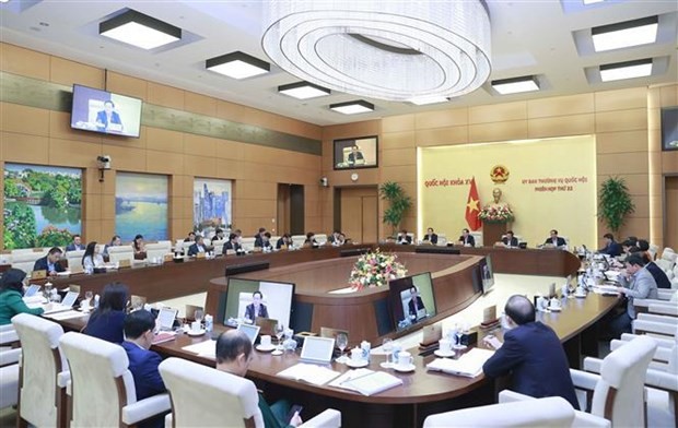An overview of the 22nd session of the NA Standing Committee (Photo: VNA)