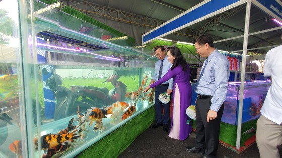 The typical agricultural product fair was opened in HCMC this morning.