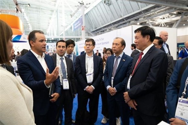 A delegation of the Vietnamese Ministry of Health led by Deputy Minister Do Xuan Tuyen has attended the BIO International Convention. (Photo: VNA)