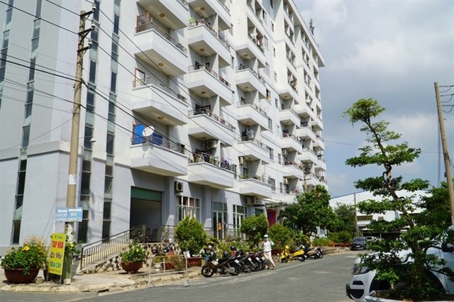 A corner of an accomodation complex for workers in Thu Duc City’s Linh Trung II Export Processing Zone. (Photo: VNA)