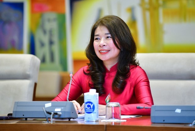Vice Chairwoman of the NA's Committee for Foreign Affairs Le Thu Ha. (Photo: daibieunhandan.vn)