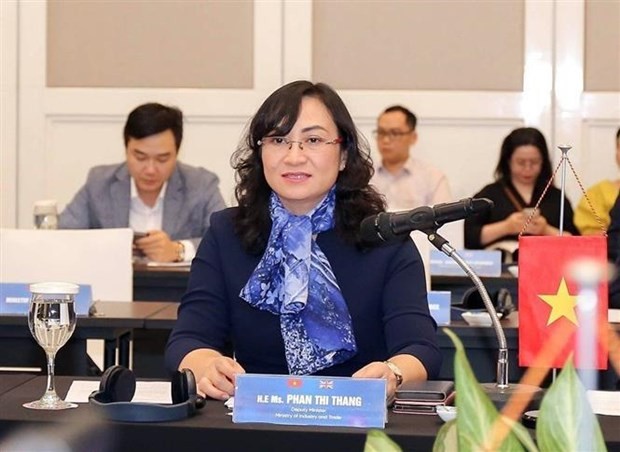 Vietnamese Deputy Minister of Industry and Trade Phan Thi Thang (Photo: VNA)