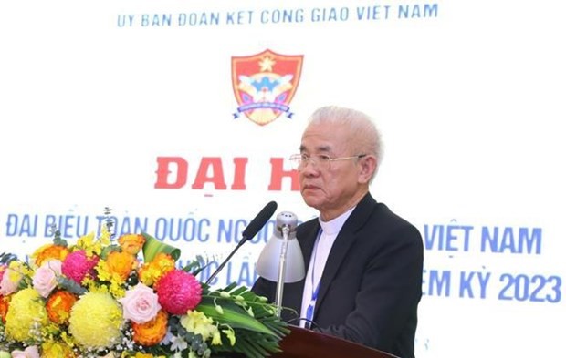 Priest Tran Xuan Manh, President of the Central Committee for Solidarity of Vietnamese Catholics (Photo: VNA) Priest Tran Xuan Manh, President of the Central Committee for Solidarity of Vietnamese Catholics (Photo: VNA)