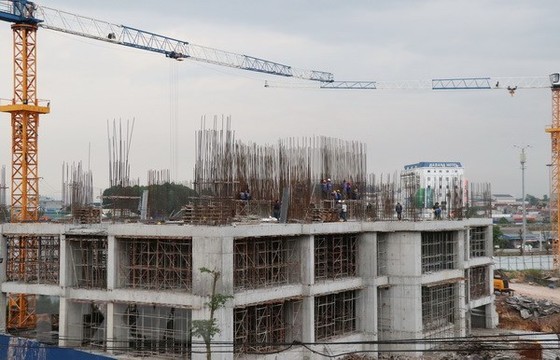 At the construction site of a project in Ho Chi Minh City