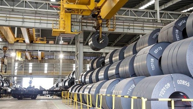 Experts are optimistic about the steel industry’s recovery in 2024. - Illustrative image (Photo: VNA)