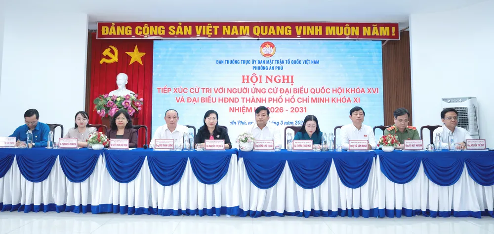 Những người tham gia ứng cử đại biểu Quốc hội khóa XVI và HĐND TPHCM nhiệm kỳ 2026-2031