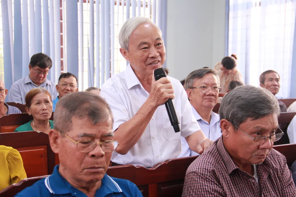 Cử tri Lê Bá Linh kỳ vọng những người ứng cử quan tâm hỗ trợ triển khai Đề án bảo tồn và phát triển làng nghề sơn mài Tương Bình Hiệp