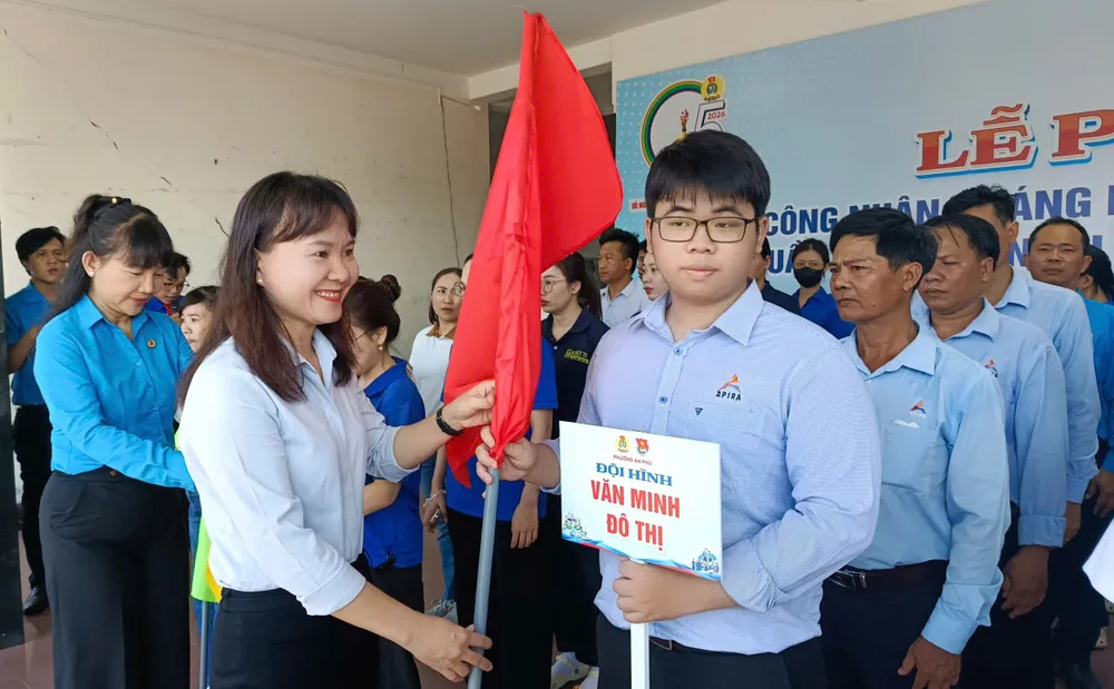 Nhiều hoạt động ý nghĩa tại lễ phát động Tháng Công nhân
