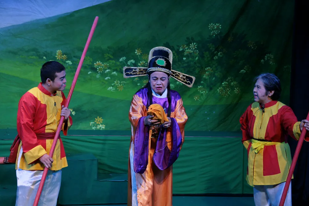 Công diễn vở cải lương thiếu nhi “Con ngựa bạch và củ cải khổng lồ” ảnh 3