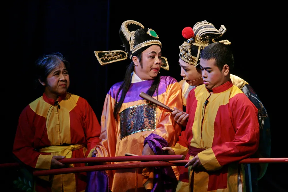 Công diễn vở cải lương thiếu nhi “Con ngựa bạch và củ cải khổng lồ” ảnh 4