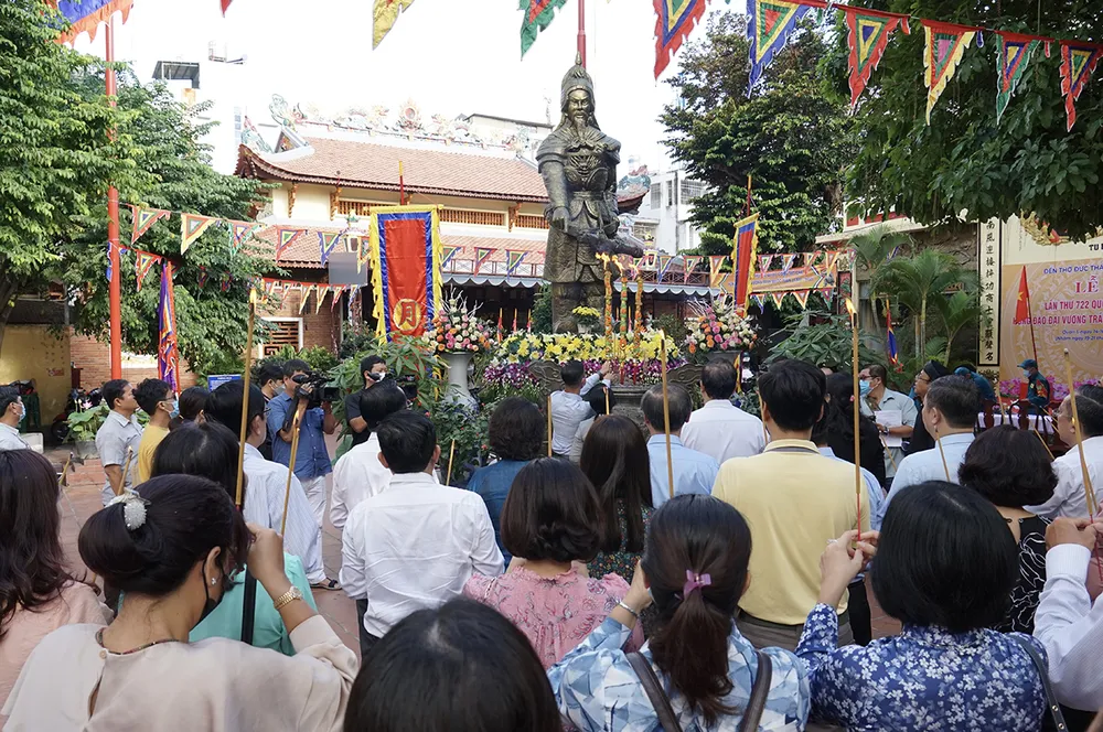 Lễ giỗ lần thứ 722 Quốc công Tiết chế Hưng Đạo Đại Vương Trần Quốc Tuấn ảnh 1