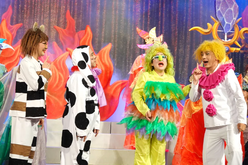 Câu chuyện "Ngày xửa ngày xưa" số 34 được nhóm Líu Lo kể lại cuốn hút, đặc sắc, hấp dẫn. Ảnh: THÚY BÌNH