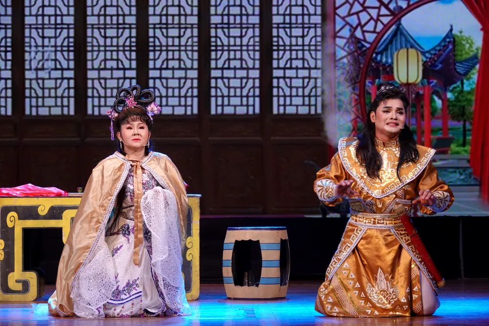 NS Nhật Nguyên dự thi vai Nguyễn Phục, trích đoạn "Bức ngôn đồ Đại Việt". Ảnh: THÚY BÌNH