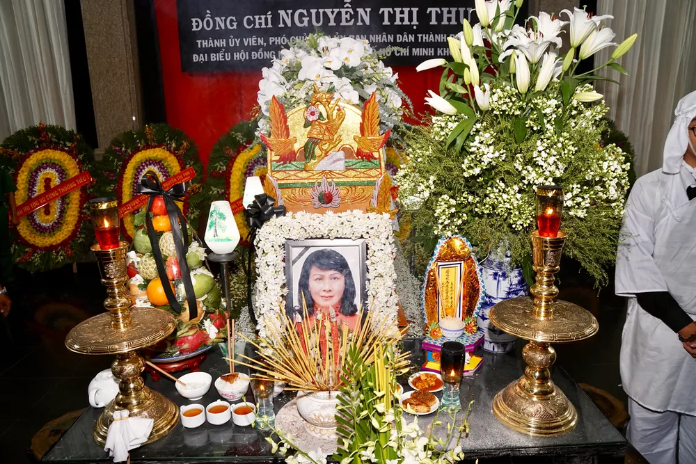 Lễ truy điệu và di quan Phó Chủ tịch UBND TPHCM Nguyễn Thị Thu ảnh 10