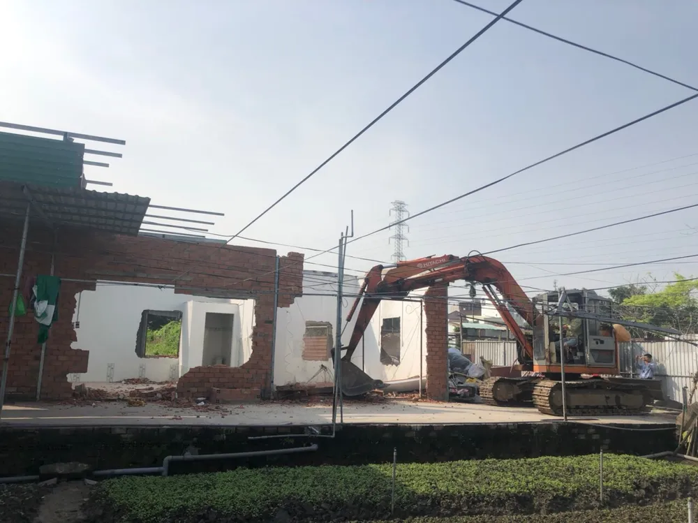 Cưỡng chế 17 công trình xây dựng không phép tại quận Thủ Đức ảnh 1