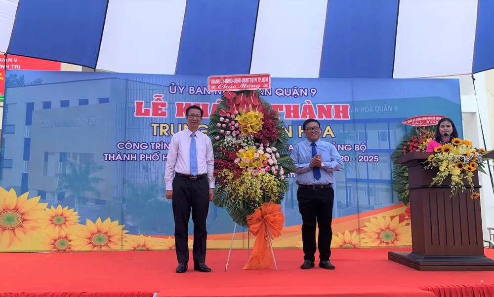 Trung tâm Văn hóa quận 9 chính thức đi vào hoạt động ảnh 1