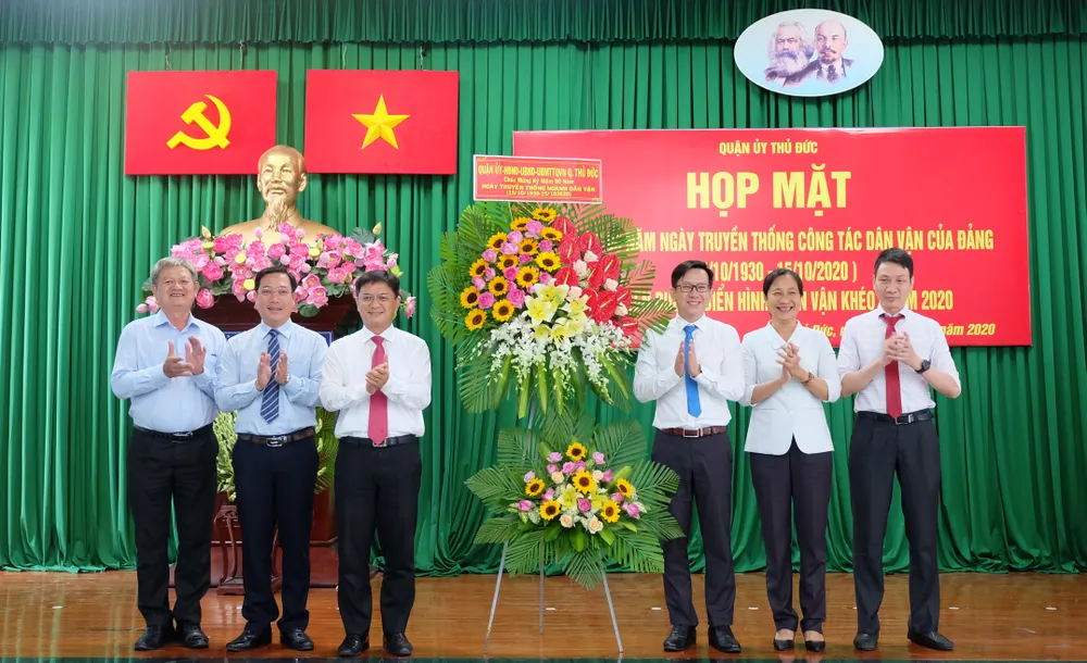 Quận Thủ Đức tuyên dương điển hình dân vận khéo năm 2020 ảnh 1